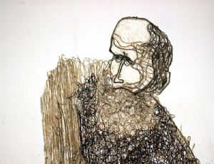  Untitled, 2003, thread, string & plastic glue, detail