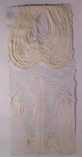 Untitled, 2002, Tape on paper, 240x108 cm