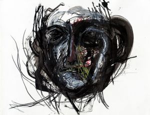 Untitled, 2011, mixed media paper, 40.5X50 cm