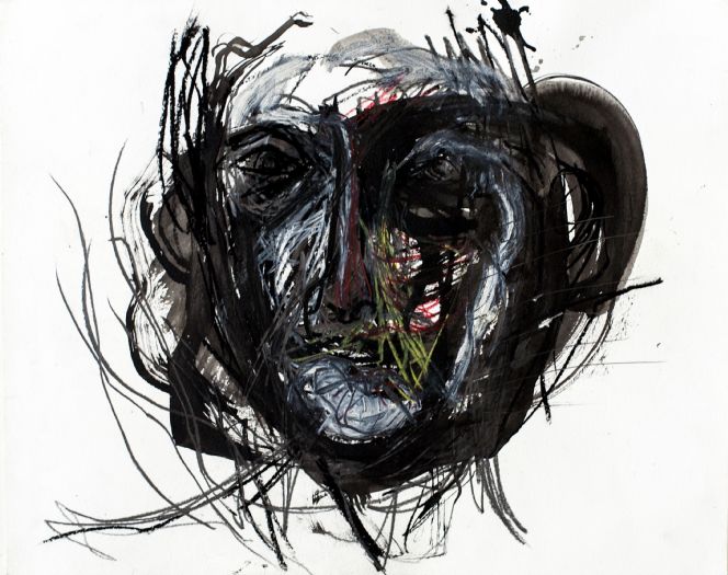 Untitled, 2011, mixed media paper, 40.5X50 cm