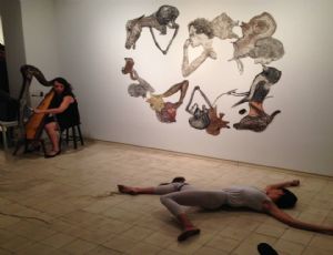 Chimerical Performnce at Chelouche Gallery